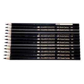 Faber-Castell Färgpenna, Classic, sexkantig pennkropp, svart produktfoto