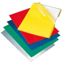 LANDS Sichthülle, Aktenhülle, A4, PP, oben / rechts offen, 0,145 mm, genarbt, 5-farbig sortiert, 25 Stück pro Packung Artikelbild