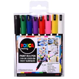 Paintmarker UNI Posca PC-1MR ass std (8) produktbilde