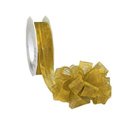 Astoria Ziehschleife breit, gold, 25 mm x 20 lfm, 10 Rollen Artikelbild