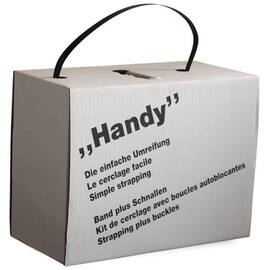 Pressel Handy-Pack Umreifungsset, 600m Umreifungsband, 12mm + 200 Schnallen Artikelbild