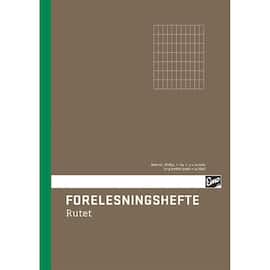 Forelesningshefte EMO A4 24bl 5x10 ruter produktbilde