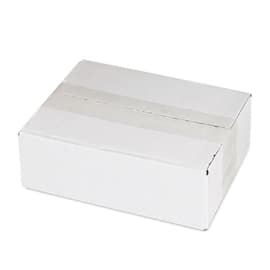 Pressel Faltkarton, 1-wellig, Versandkarton, Faltschachtel, 430x310x150mm, Weiß, 25 Stück Artikelbild
