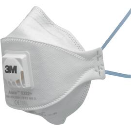 3M™ Atemschutzmaske FFP2, mit Ausatemventil, weiss, 10 Stück pro Packung Artikelbild