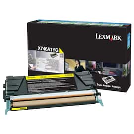 Lexmark Toner X746A1YG gul produktfoto