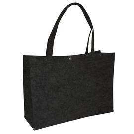 Filztragetasche Malmö large, Geschenktaschen, schwarz, 450x150x330mm, 10 Stück Artikelbild