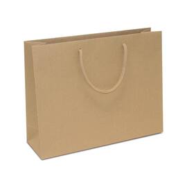 Papiertragetasche Roma, Geschenktaschen, 320x100x250mm, natur, 10 Stück Artikelbild