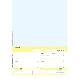Faktura/giro A4 laser 1x blå (2500) produktbilde