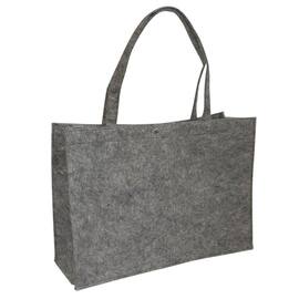 Filztragetasche Malmö large, Geschenktaschen, grau, 450x150x330mm, 10 Stück Artikelbild
