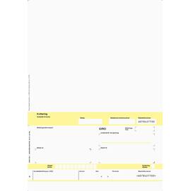 Faktura/giro A4 laser 1x hvit (500) produktbilde