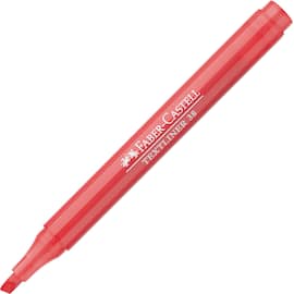 Faber-Castell Textliner 38, 1577, Textmarker, Highlighter, Leuchtmarker, rot, 10 Stück Artikelbild