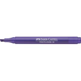 Faber-Castell Textliner 38, 1577, Textmarker, Highlighter, Leuchtmarker, violett, 10 Stück Artikelbild