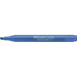 Faber-Castell Textliner 38, 1577, Textmarker, Highlighter, Leuchtmarker, blau, 10 Stück Artikelbild