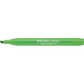 Faber-Castell Textliner 38, 1577, Textmarker, Highlighter, Leuchtmarker, grün, 10 Stück Artikelbild