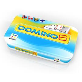 Spill Domino i metallskrin produktbilde