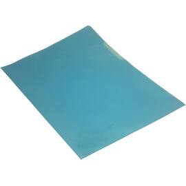 Plastomslag  A4 120my blå (100) produktbilde