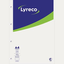 Notatblokk LYRECO A4 Lin 4hull  topplimt produktbilde