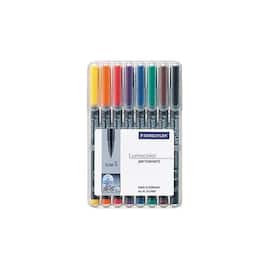 STAEDTLER Lumocolor OHP-Stift Lumocolor 313 permanent, S 0,4 mm, Etui mit 8 Farben Artikelbild