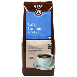 gepa THE FAIR TRADE Company Cafe Camino Transfair, Kaffee, gemahlen, 250g, 1 Packung Artikelbild