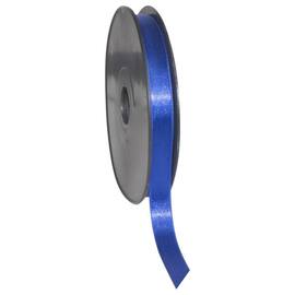 Satinband schmal, Geschenkband, Textilband, blau, 15mm x 50m, 5 Rollen Artikelbild