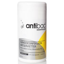 Hånddesinfeksjon ANTIBAC våtserv. (70) produktbilde