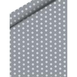 Gavepapir 10x0,7m black dots produktbilde