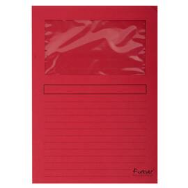 Exacompta Aktenhüllen Forever®, Sichtmappen, 120 g/m², A4, rot, 100 Stück Artikelbild