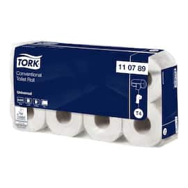 Tork Toilettenpapier Universal, WC-Papier, Klopapier, weiß, 2-lagig, 8x8 Rollen, 64 Rollen Artikelbild