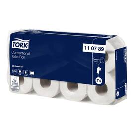 Tork Toilettenpapier Universal, WC-Papier, Klopapier, weiss, 2-lagig, 8x8 Rollen, 64 Rollen Artikelbild
