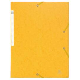 Exacompta Gummibandsmapp 3-klaff Scotten Nature Future® A4, 240 x 320mm, presspan, gul produktfoto