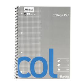 Collegeblokk BANTEX A4 70g 70ark rutet produktbilde