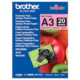 Brother A3-fotopapper för bläckstråleskrivare, 260 g/m2, vitt produktfoto