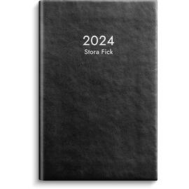 Burde Kalender Stora Fick konstläder svart - 1146 produktfoto
