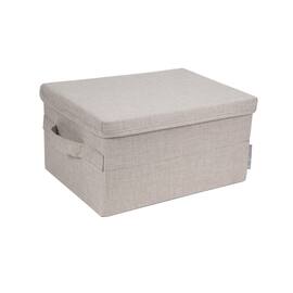 Oppbevaringsboks BIGSO m/lokk S beige produktbilde