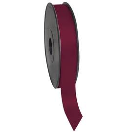 Satinband breit, Geschenkband, Textilband, bordeaux, 25mm x 50m, 5 Rollen Artikelbild
