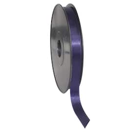 Satinband schmal, Geschenkband, Textilband, dunkelblau 15mm x 50m, 5 Rollen Artikelbild