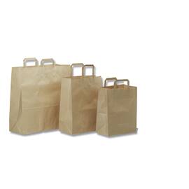 Papirbærepose m/håndtak 16L (200) produktbilde