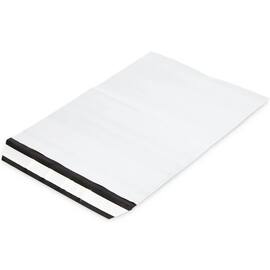 Versandtasche, LDPE, Kunststoff, für Textilien, weiss/schwarz, blickdicht, 320x420mm, 100 Stück Artikelbild