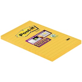 Post-it® Notes SS linjerade 660-S 102x152mm 75 blad neon gul produktfoto