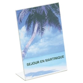 Menyholder A5 rett L-form klar produktbilde