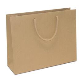 Papiertragetasche Roma, Geschenktaschen, 360x120x320mm, natur, 10 Stück Artikelbild
