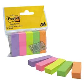 Bokmerke POST-IT 15x50mm 5 neonfarger produktbilde