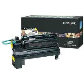 Toner LEXMARK C792A1YG 6K gul produktbilde
