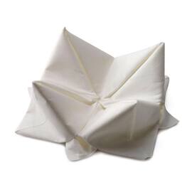 Serviett DUNI 3L 33cm hvit (125) produktbilde