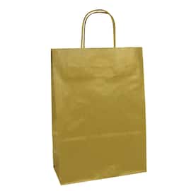 Gavepose CF kraft 22x10x29 cm gull (25) produktbilde