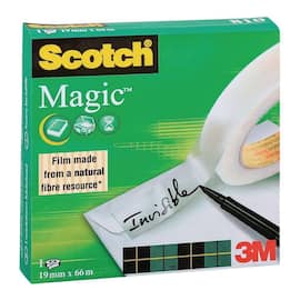 Scotch® Magic™ osynlig kontorstejp, 19 mm x 66 m, genomskinlig produktfoto
