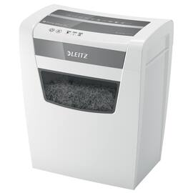 Leitz IQ Home Office P4 Aktenvernichter, Shredder, Reißwolf, Partikelschnitt, 23l, weiß, 1 Stück Artikelbild