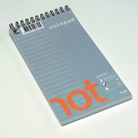 Bantex Spiralblock 105x210mm 100 blad linjerad produktfoto