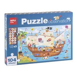 Puslespill Observasjon Piratskip produktbilde