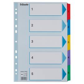 Register ESSELTE A4 mylar 1-5 produktbilde